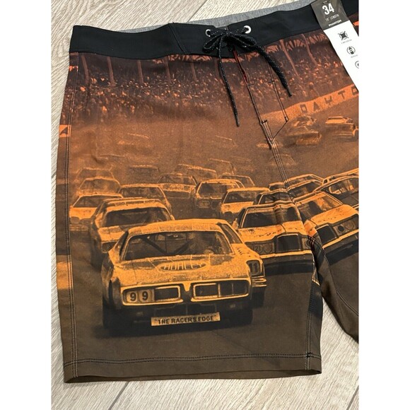 Hurley x Nascar Racing Mens Size 30 Phantom Shorts Boardshorts Finishline - Picture 4 of 6